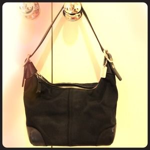 Coach black hobo
