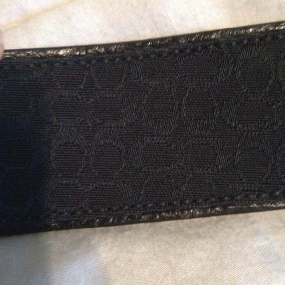 Coach belt. In black - Picture 2 of 3