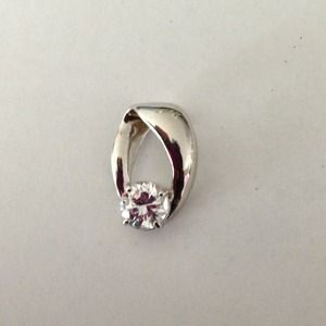 Sold in a bundle Sterling (925) Diamond (cz) Charm