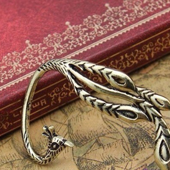 Jewelry - Peacock Ear Cuff Jewelry