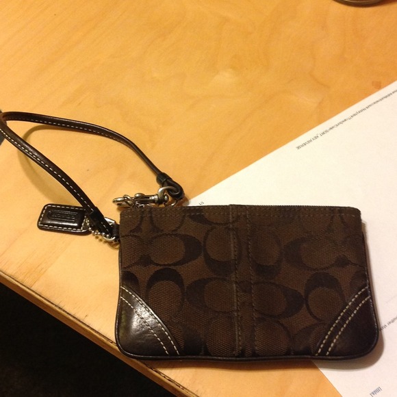 SOLD Coach wristlet