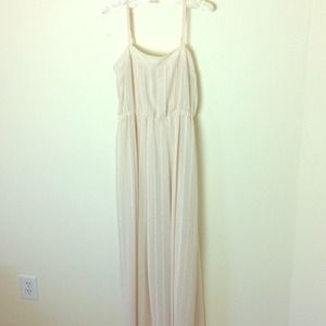 NUDE MAXI DRESS