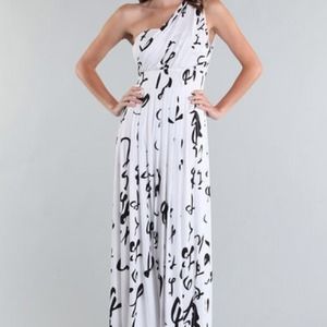 White jumpsuit with slits on the side