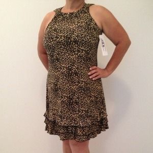 Animal print dress