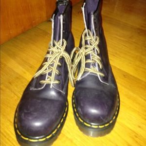 Pretty Navy Blue Doc Martins