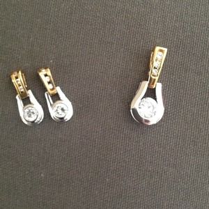 lia Sophia slide and earrings