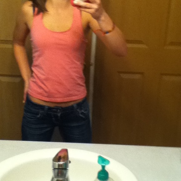 Pink work out tank