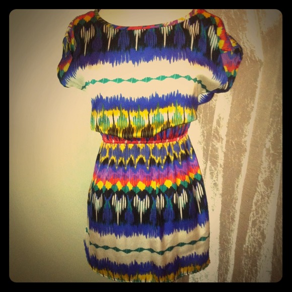 Cute multicolored forever 21 dress!