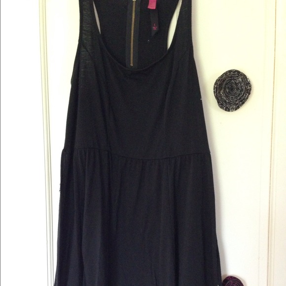 Black Flowy Babydoll Dress