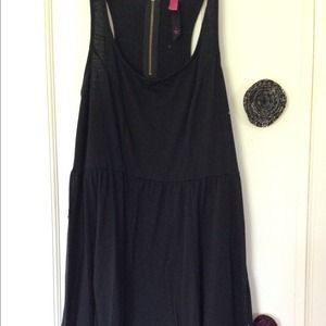 Black Flowy Babydoll Dress