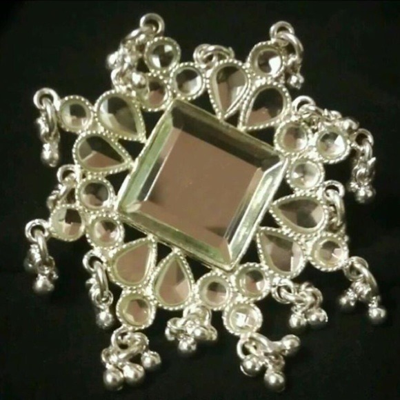 Real silver adjustable size ring
