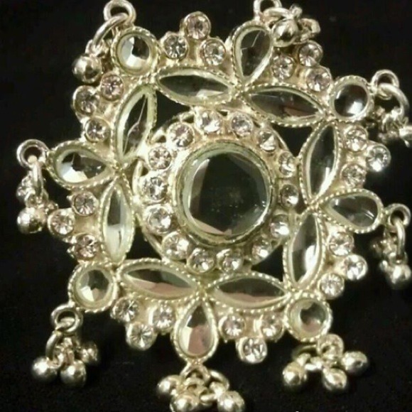 Real silver adjustable size ring.no trades.pp