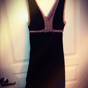 Gorgeous Black Velvet Dress size M. Mint condition