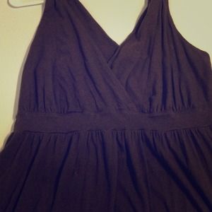 Brown maternity mini maxi dress