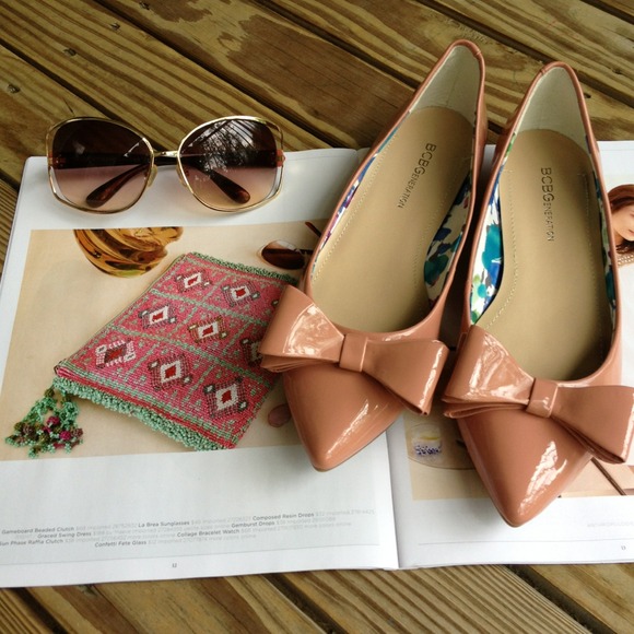 🎈Bundled🎈Super adorable bow front flats - Picture 2 of 4