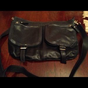 **REDUCED**Dark blue leather Tano crossbody