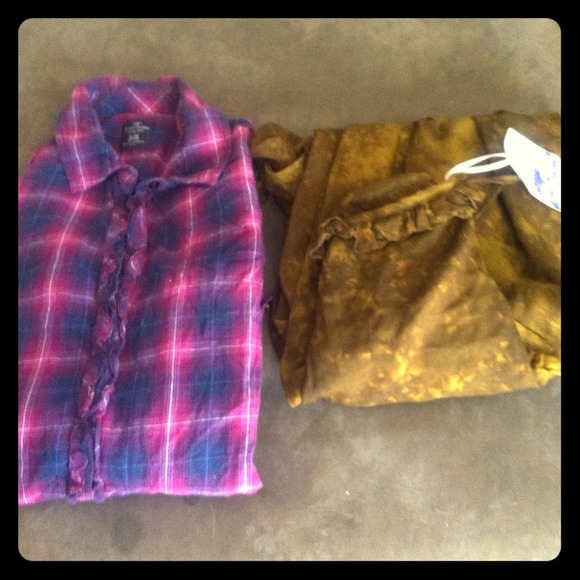 Maxi dress and flannel