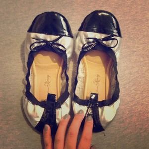 SOLD Penny Loves Kenny Silver Black Cap Ballet