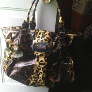 Guess cheetah bag