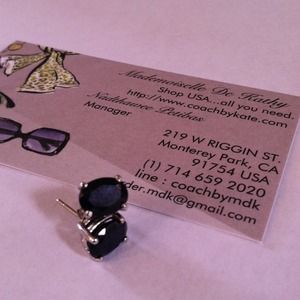 Genuine blue gemstone.