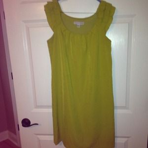 Green summer dress.