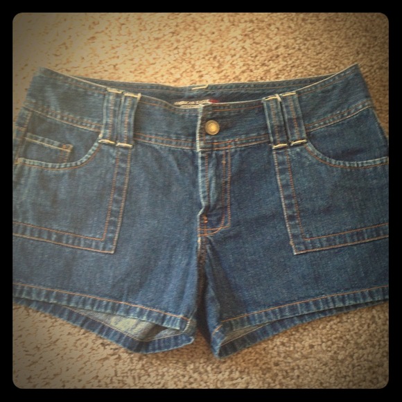Denim shorts