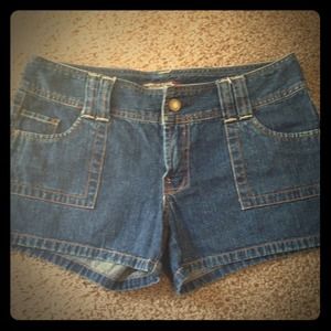 Denim shorts