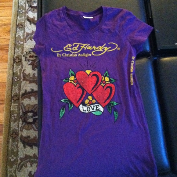 Long Ed hardy t-shirt