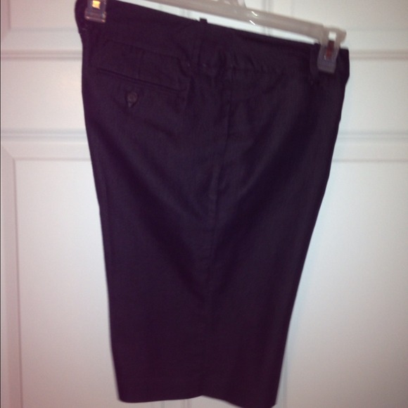 Dark denim walking shorts