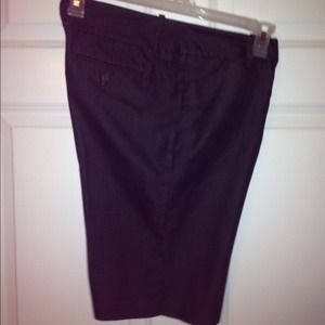 Dark denim walking shorts