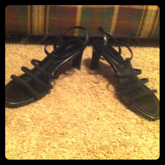 Open toed high heels