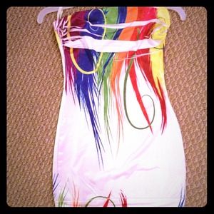 Very fitted, stretch dress