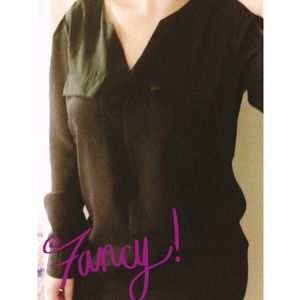 Black Mossimo Dressy Shirt
