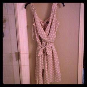 Express polka dot dress