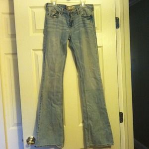 Size 5 long holster flare jeans