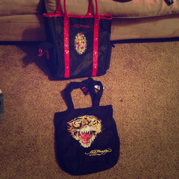 Ed hardy purse bundle
