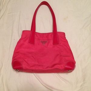 Pink Prada bag