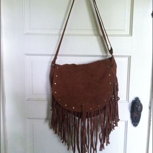 Suede fringe purse!! Reserved!!