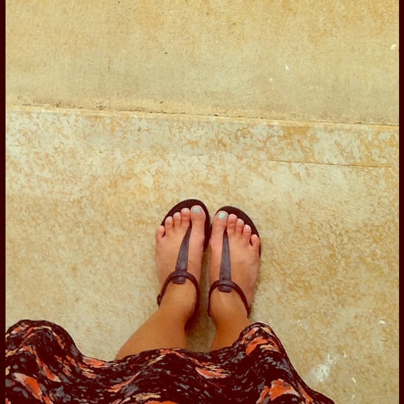 🚫Sold🚫Dark brown sandals