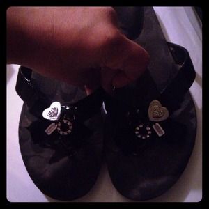 Coach authentic used sandals