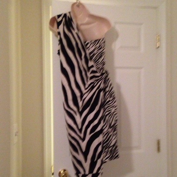Gifted---- Absolutely beautiful Zebra Print Dress - Picture 3 of 3