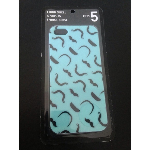 🚫SOLD🚫 UO Turquoise Mustache Case