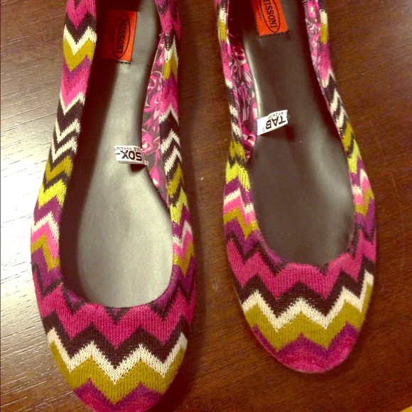 Missoni flats for Target