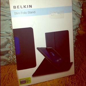 'Belkin' Samsung Galaxy Tab case/stand-Grey & blue