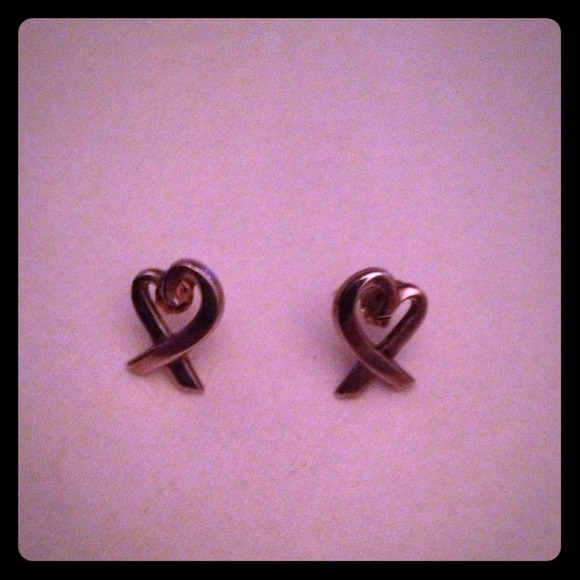 Picasso heart earrings