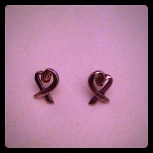 Picasso heart earrings