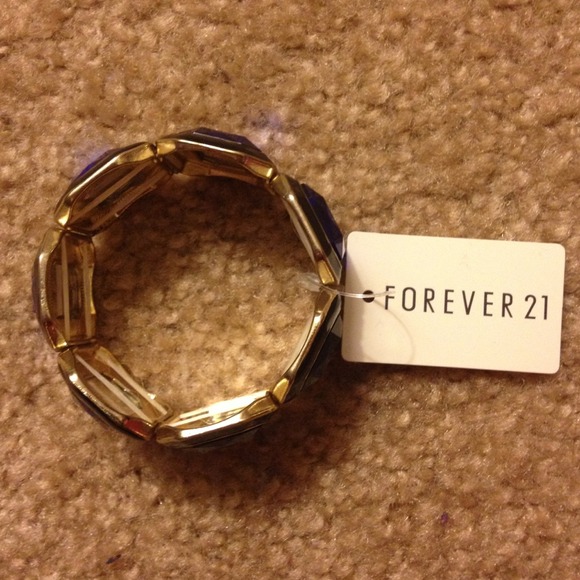 Blue/gold Forever21 Bracelet