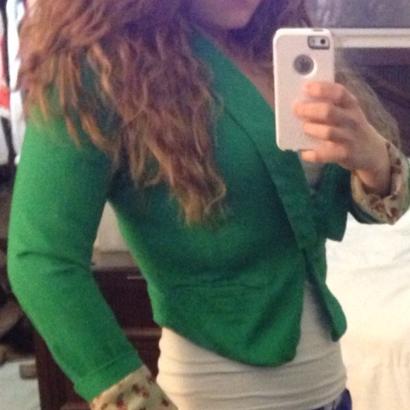 Traded🚫🚫Green blazer! So cute! - Picture 4 of 4