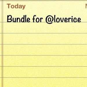 Bundle of jewelry for @loverice