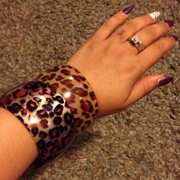 3 sets of statement bracelets